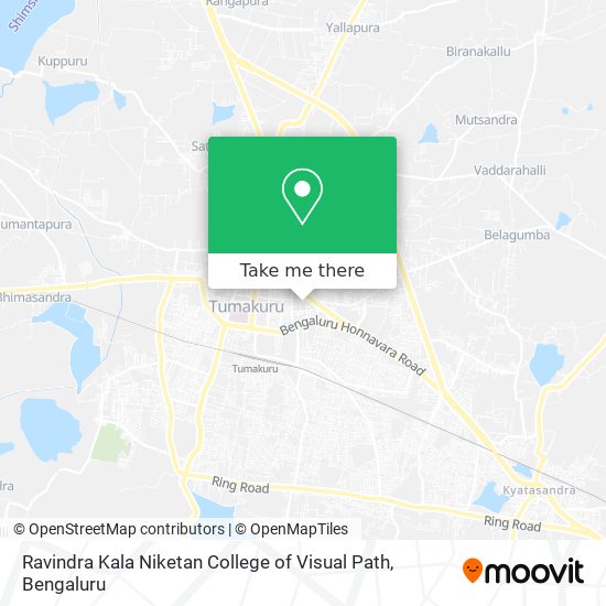 Ravindra Kala Niketan College of Visual Path map