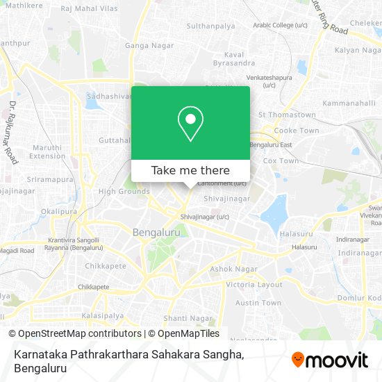 Karnataka Pathrakarthara Sahakara Sangha map