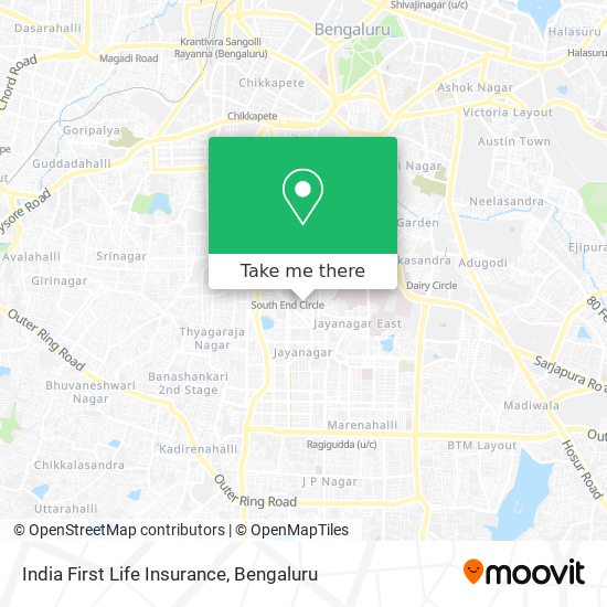 India First Life Insurance map