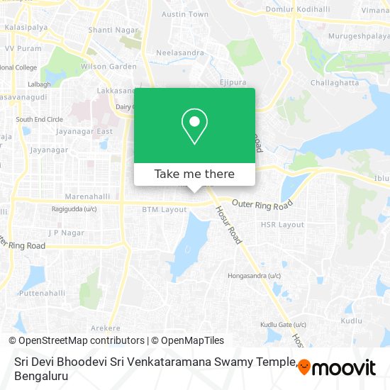 Sri Devi Bhoodevi Sri Venkataramana Swamy Temple map
