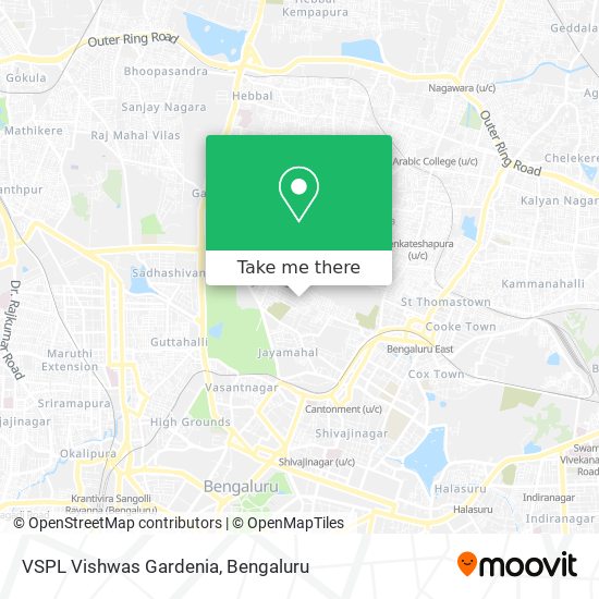 VSPL Vishwas Gardenia map