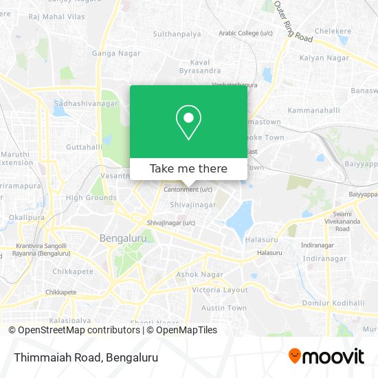 Thimmaiah Road map