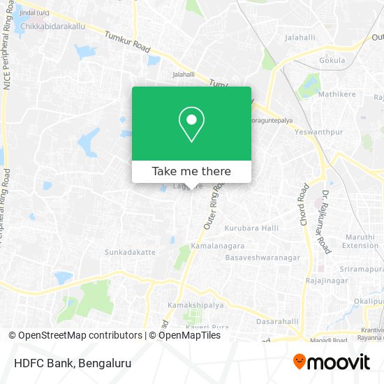 HDFC Bank map