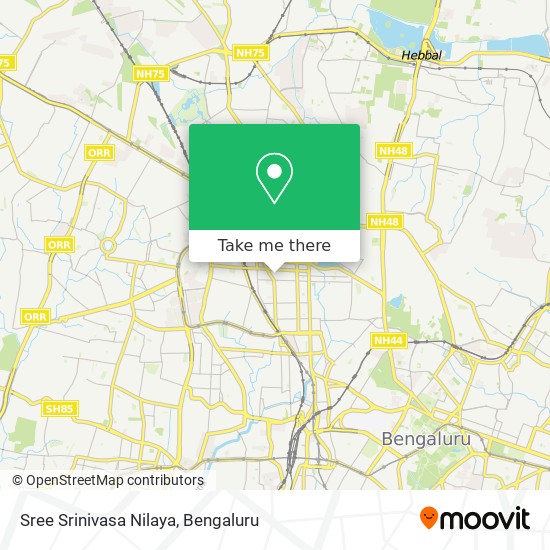 Sree Srinivasa Nilaya map