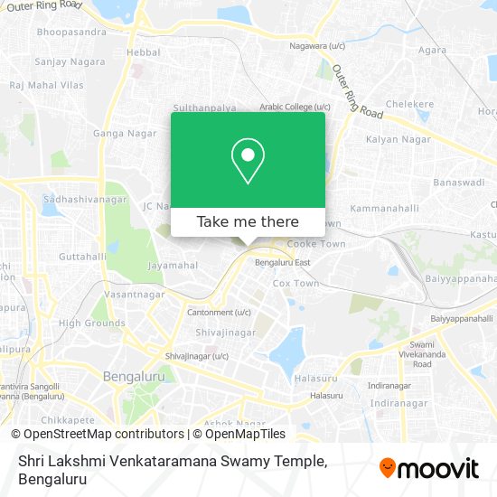 Shri Lakshmi Venkataramana Swamy Temple map