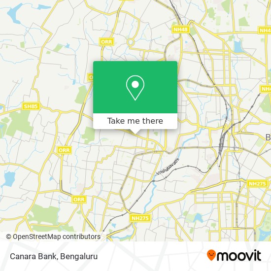 Canara Bank map