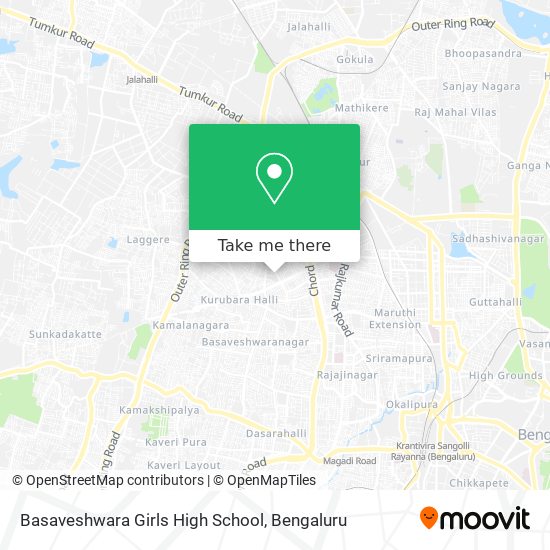 Basaveshwara Girls High School map