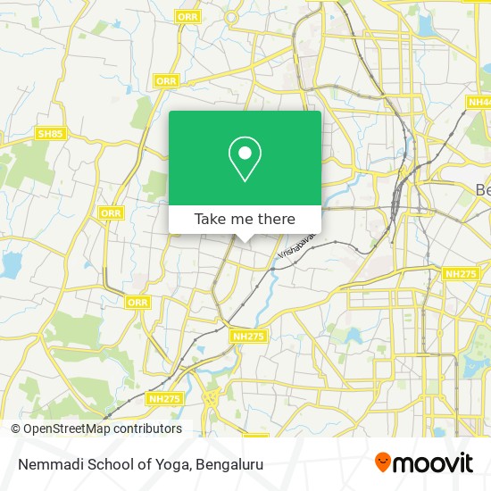 Nemmadi School of Yoga map