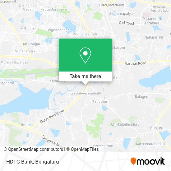 HDFC Bank map