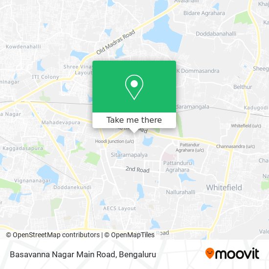 Basavanna Nagar Main Road map