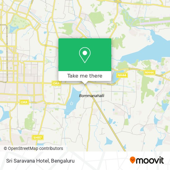 Sri Saravana Hotel map
