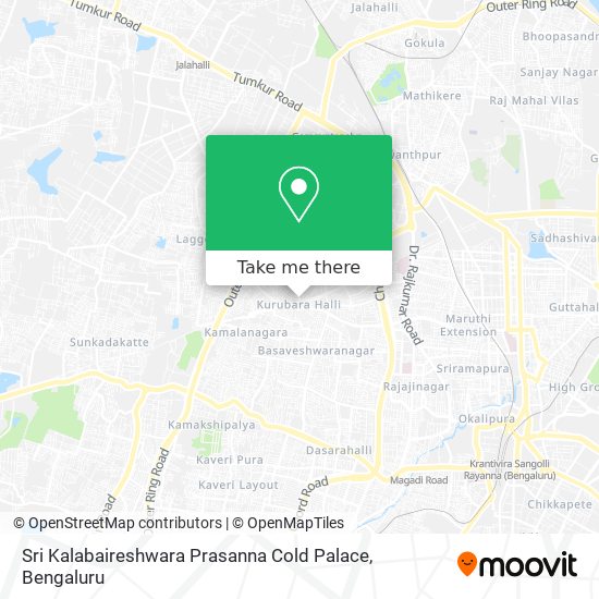 Sri Kalabaireshwara Prasanna Cold Palace map
