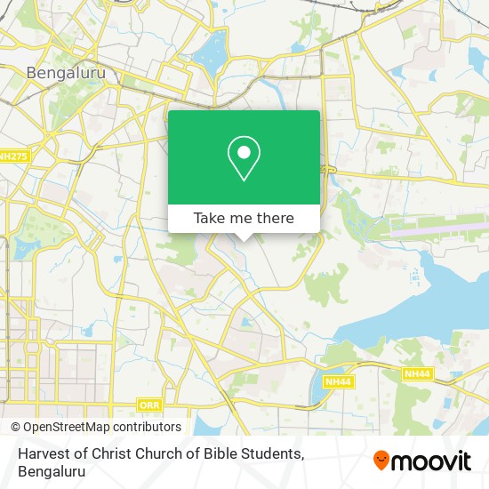 Harvest of Christ Church of Bible Students map