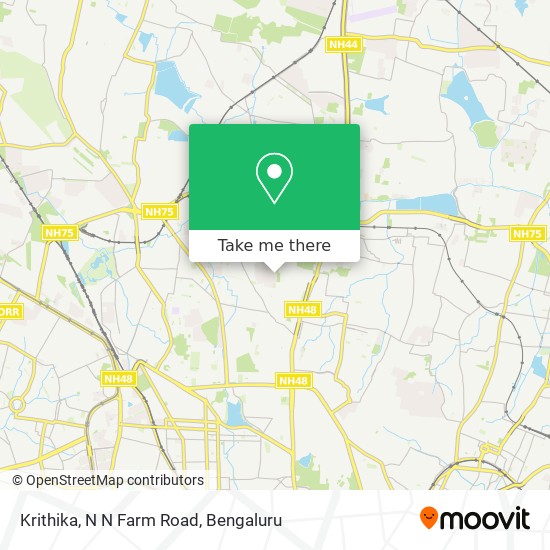 Krithika, N N Farm Road map