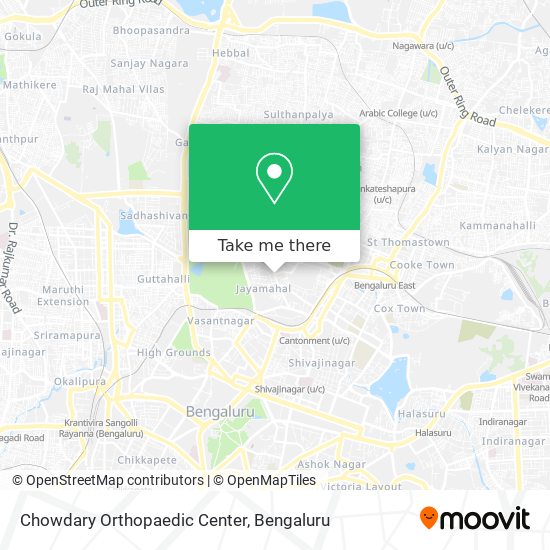 Chowdary Orthopaedic Center map