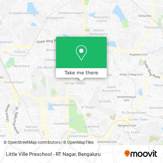 Little Ville Preschool - RT Nagar map