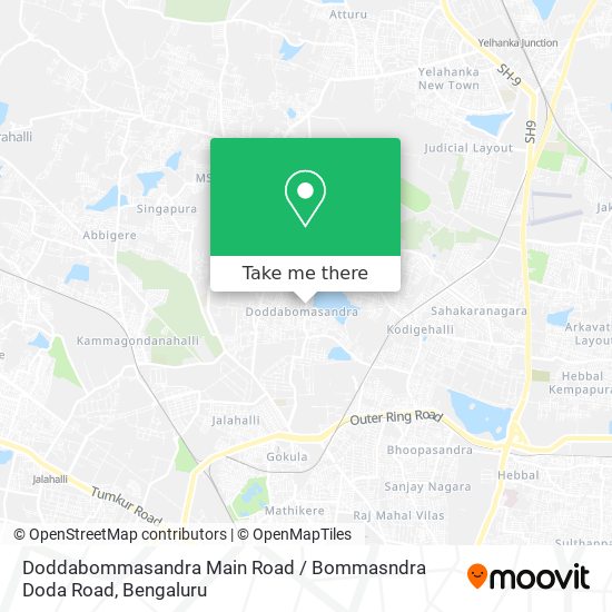 Doddabommasandra Main Road / Bommasndra Doda Road map