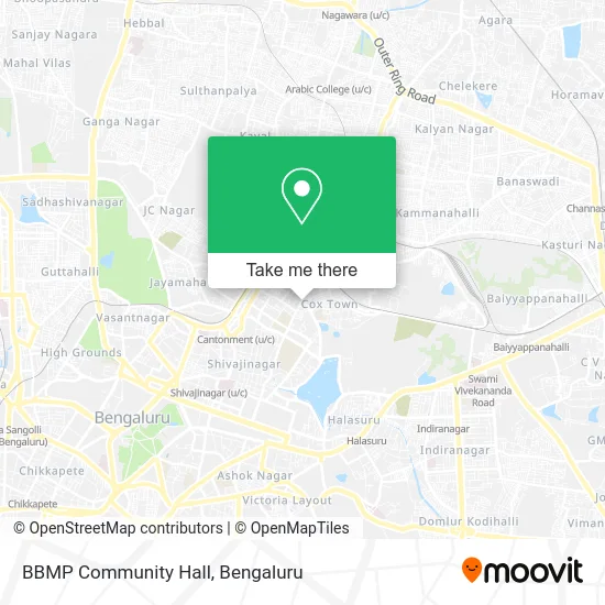 BBMP Community Hall map