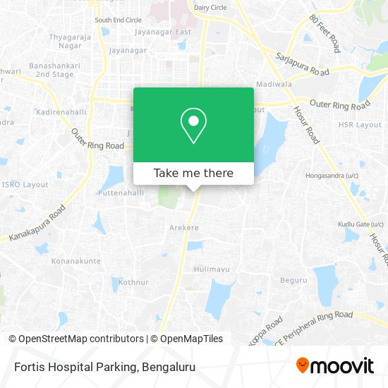 Fortis Hospital Parking map