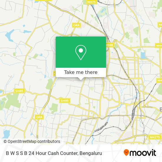 B W S S B 24 Hour Cash Counter map