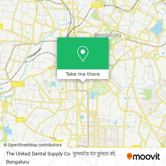 The United Dental Supply Co. युनायटेड दंत पुरवठा को map