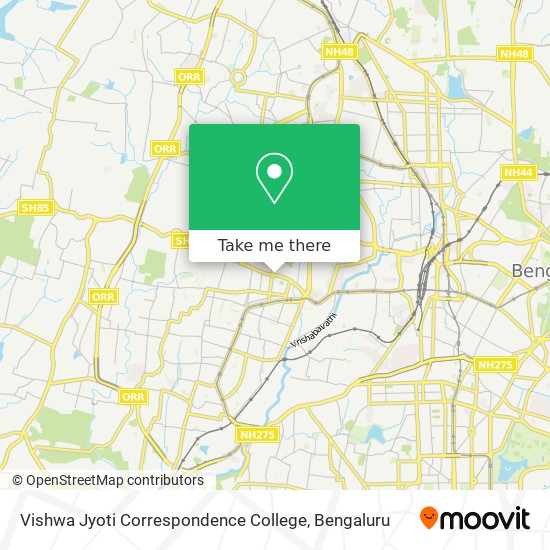 Vishwa Jyoti Correspondence College map