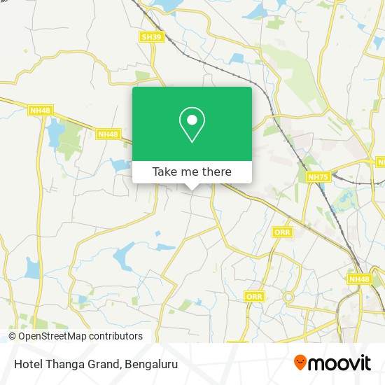 Hotel Thanga Grand map