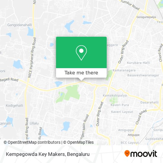 Kempegowda Key Makers map