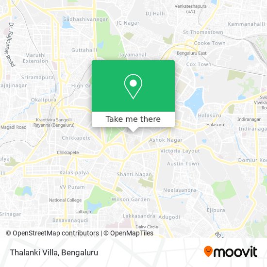 Thalanki Villa map
