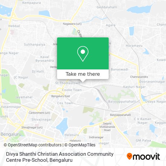 Divya Shanthi Christian Association Community Centre Pre-School map
