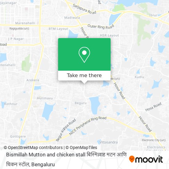 Bismillah Mutton and chicken stall बिस्मिल्लाह मटन आणि चिकन स्टॉल map