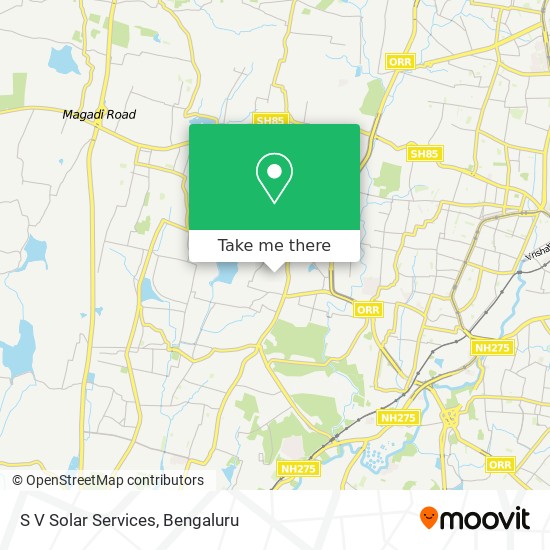 S V Solar Services map