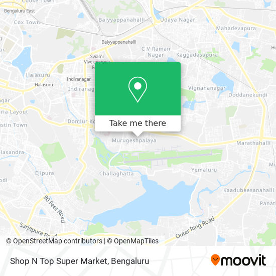 Shop N Top Super Market map