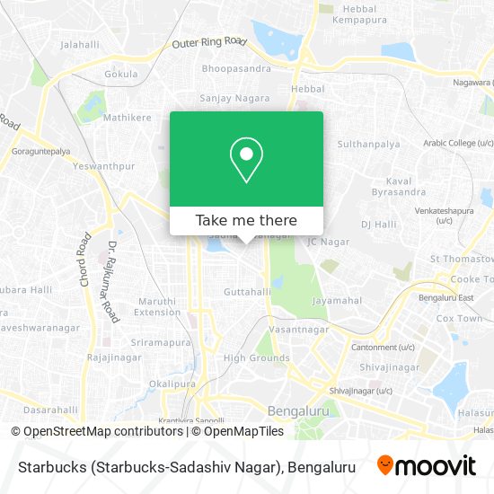 Starbucks (Starbucks-Sadashiv Nagar) map