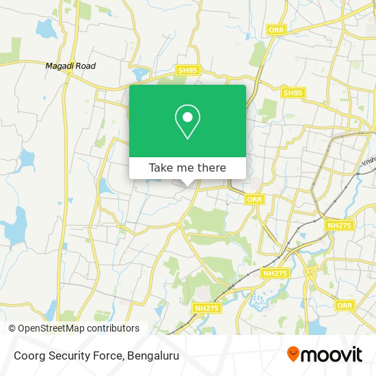 Coorg Security Force map