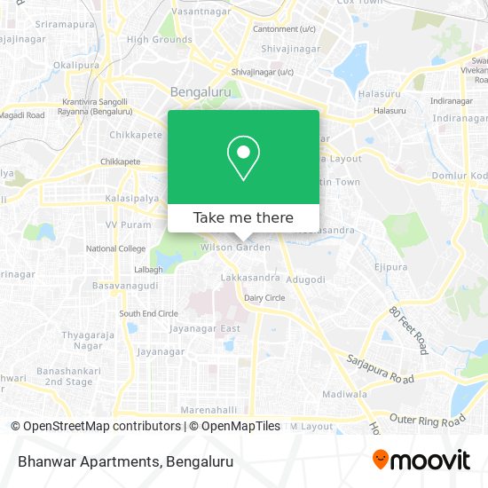 Bhanwar Apartments map