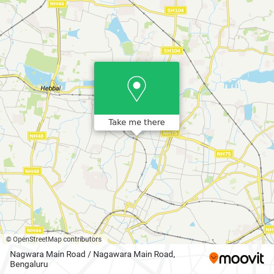 Nagwara Main Road / Nagawara Main Road map