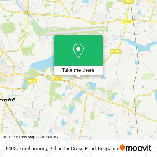 F403akmeharmony, Bellandur Cross Road map