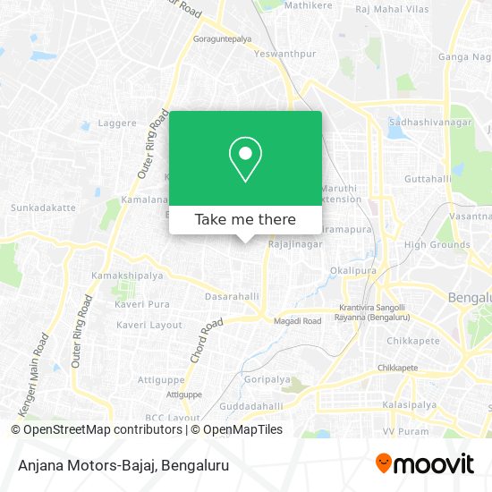 Anjana Motors-Bajaj map