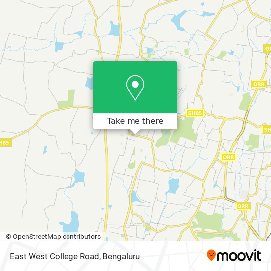 East West College Road map