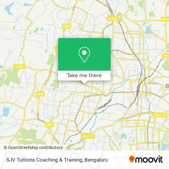 SJV Tuitions Coaching & Training map