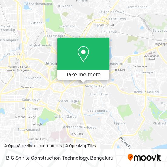B G Shirke Construction Technology map