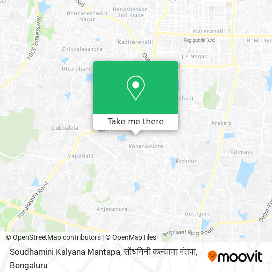 Soudhamini Kalyana Mantapa, सौधमिनी कल्याणा मंतपा map