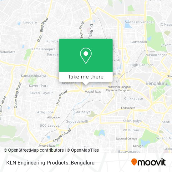 KLN Engineering Products map