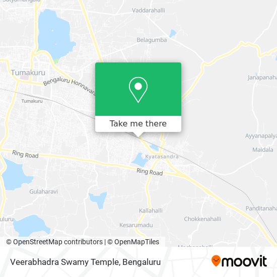 Veerabhadra Swamy Temple map