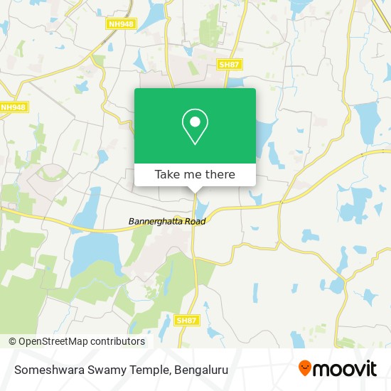 Someshwara Swamy Temple map