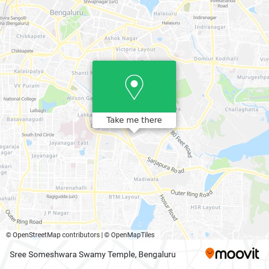 Sree Someshwara Swamy Temple map
