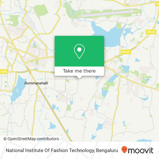 National Institute Of Fashion Technology map