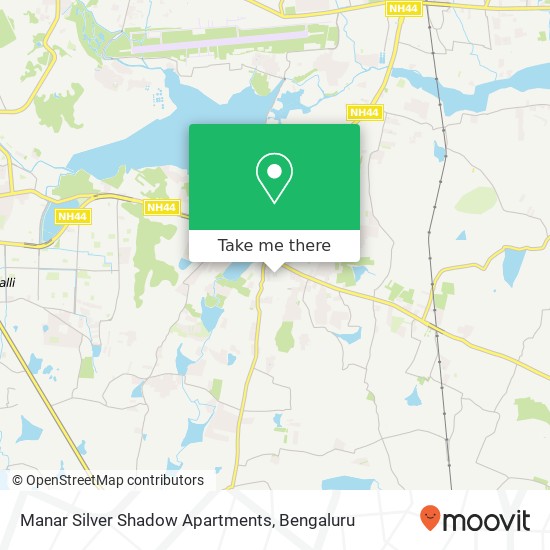 Manar Silver Shadow Apartments map