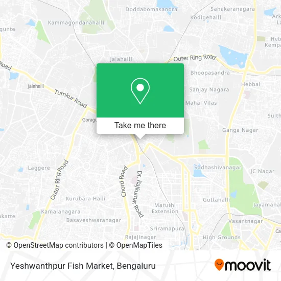 Yeshwanthpur Fish Market map